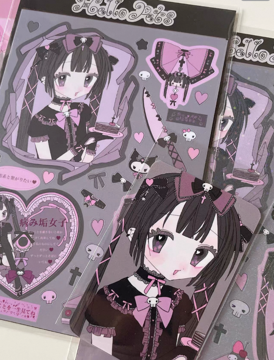 Ballet Girl Sticker Set